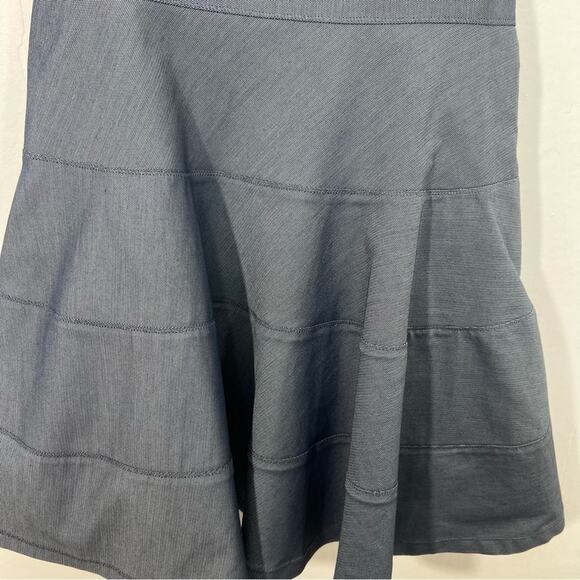 Robert Rodriguez Blue Gray A-Line Pleated Dress Size 4 - Picture 6 of 11